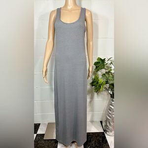 Striped Sleeveless Maxi Dress